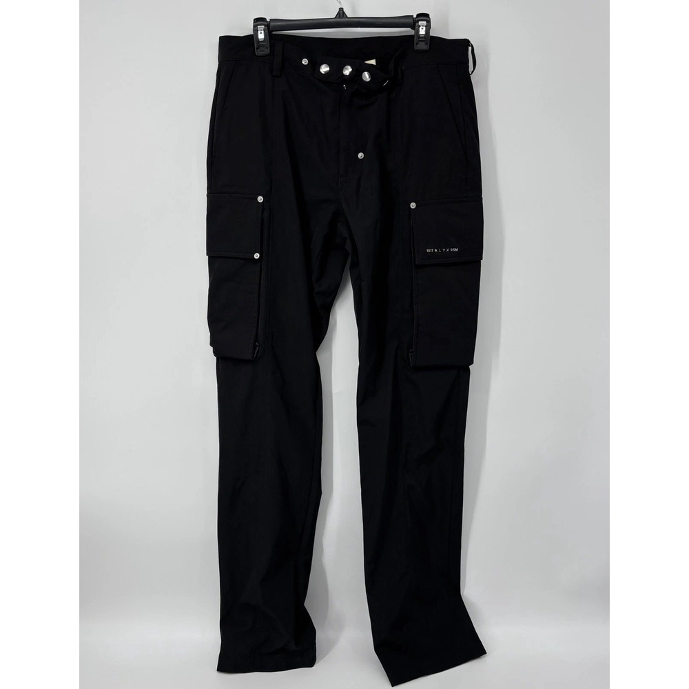1017 Alyx 9SM Nylon Cargo Pants Black Mens Size 50 Streetwear‎